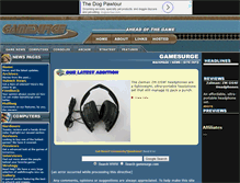 Tablet Screenshot of gamesurge.com
